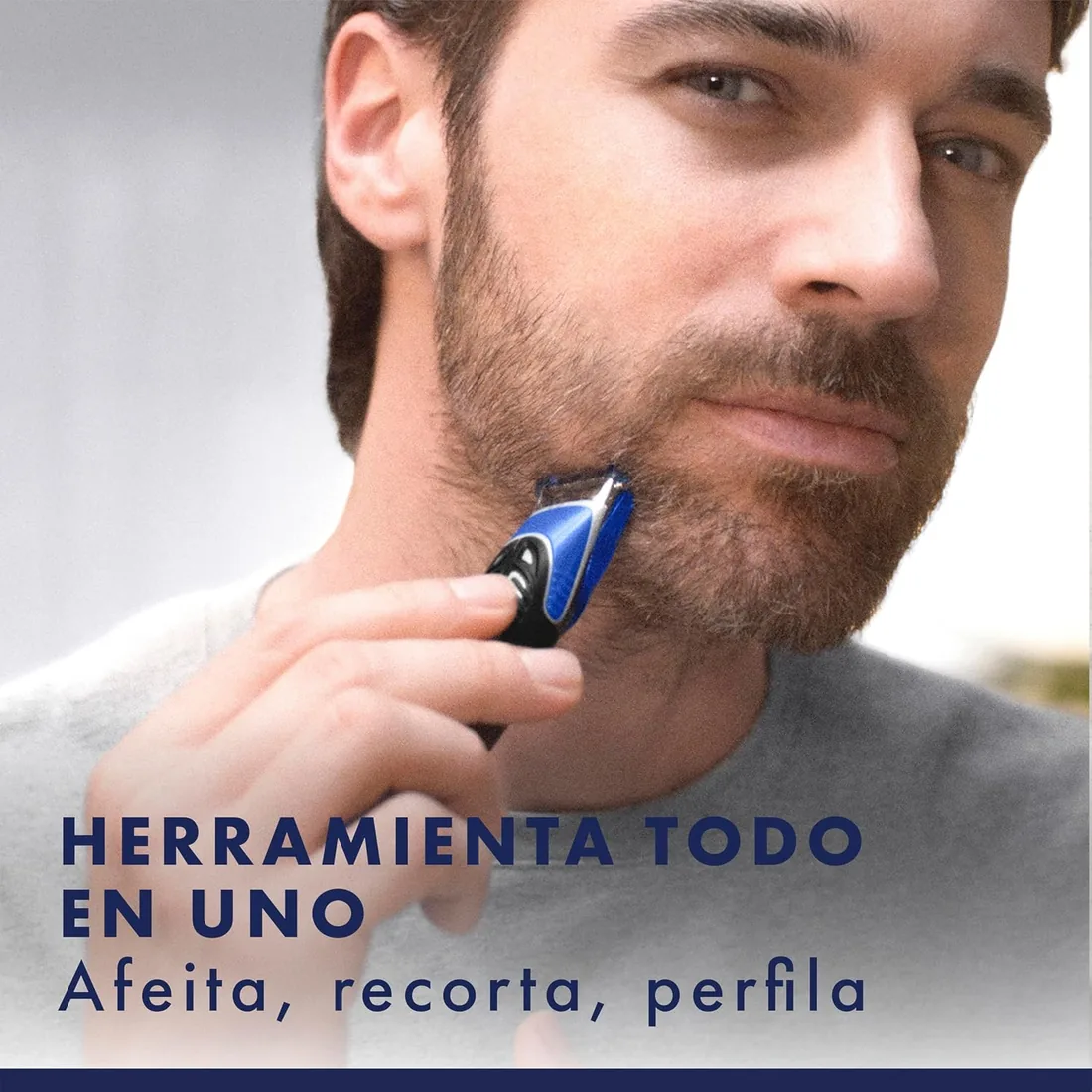 Gillette Recortadora Todo en 1 con 3 Peines + 1 Recambio Proglide foto 2