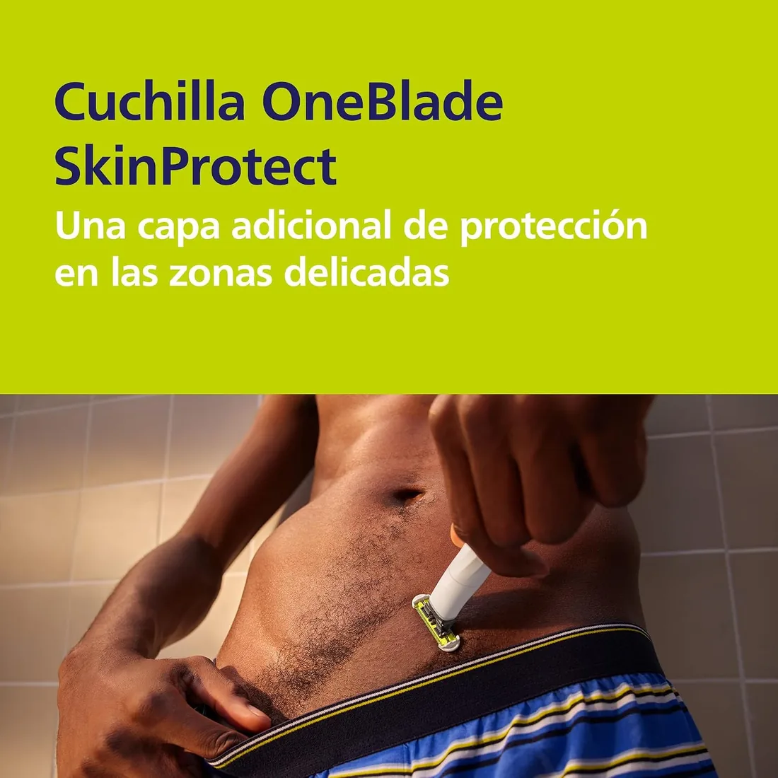 Philips OneBlade Intimate - Recorta y afeita con mayor protección de la piel, modelo QP1930/30 foto 2