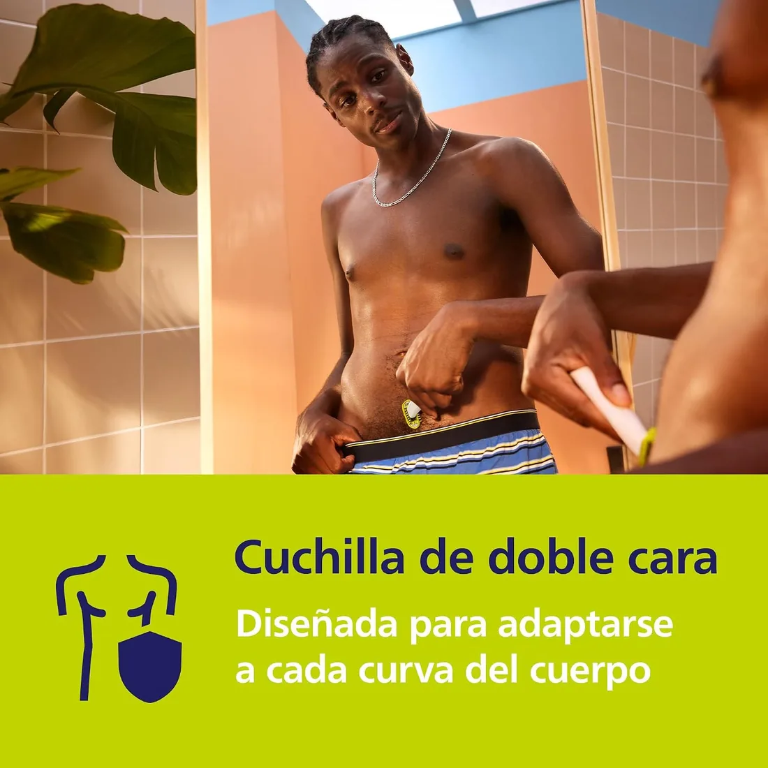 Philips OneBlade Intimate - Recorta y afeita con mayor protección de la piel, modelo QP1930/30 foto 3