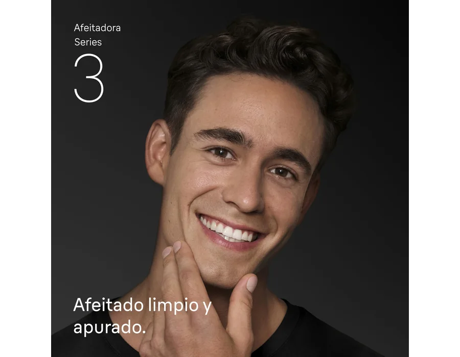 Braun Series 3 Afeitadora Eléctrica Hombre, 300S, Gris foto 2
