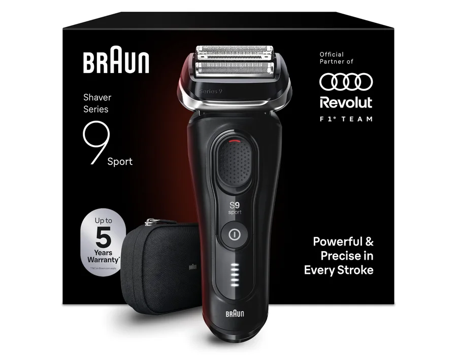 Braun Series 9 Sport Afeitadora Eléctrica Hombre, 9100si, Negro