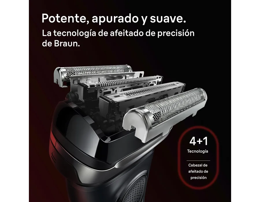 Braun Series 9 Sport Afeitadora Eléctrica Hombre, 9100si, Negro foto 3