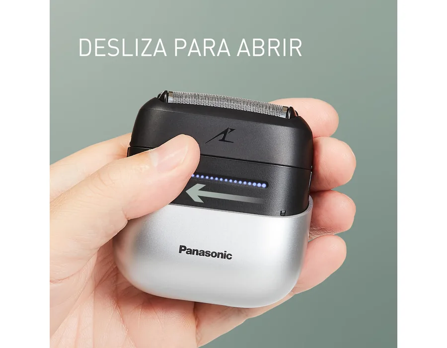Panasonic ES-ACM3BW503 Serie 700 Afeitadora Compacta de 3 Cuchillas, Afeitadora Eléctrica Húmeda y Seca para Hombres, Sensor de Barba, Resistente al Agua IPX7, Carga USB-C y Adapta foto 3