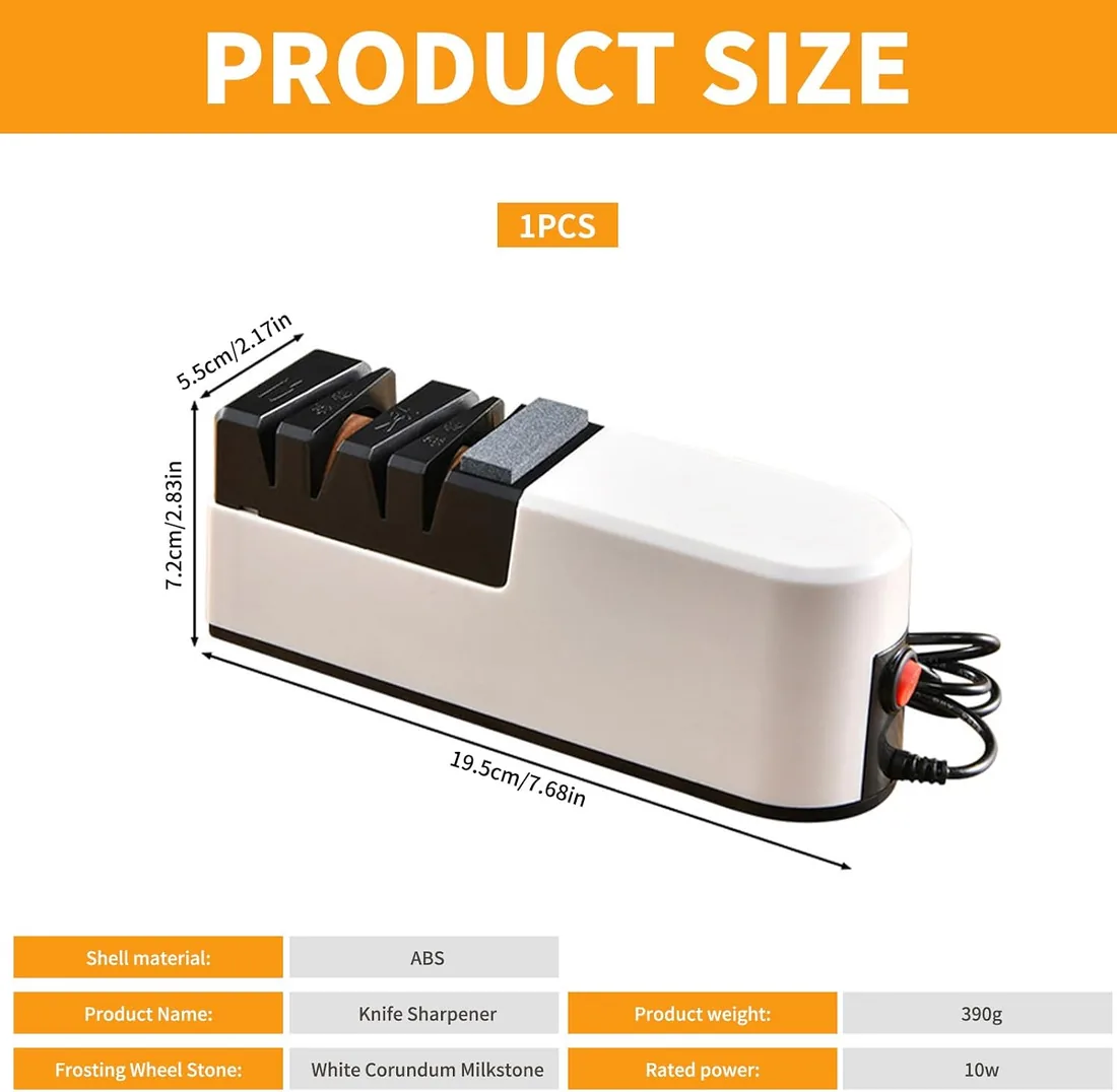 Afilador de Cuchillo Eléctrico,Afilador Eléctrico,Sistema de Afilado | Afilador de Cuchillos Eléctrico 5 in 1,Sistema de Afilado 5 en 1,para Afilado Grueso,Reparación y Afilados de Cuchillos foto 2