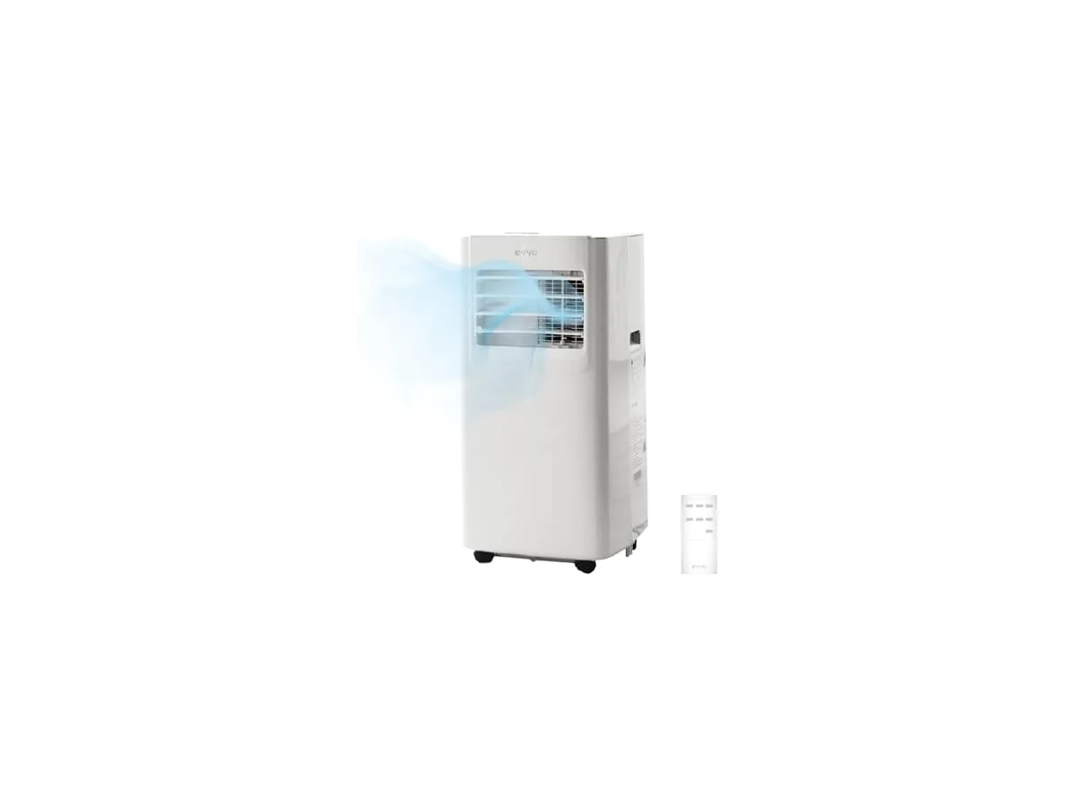 EVVO Aire Acondicionado Portatil 3 En 1, 7.000 BTU, Mando A Distancia, Superficie 15m2, Clase Energética… foto 2