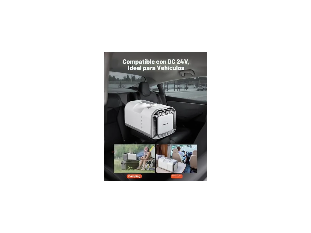VEVOR Aire Acondicionado Portátil para Camping 3000 BTU, 530 W, Control Táctil y Remoto, Temporizador de… foto 3