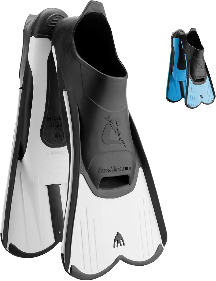 CRESSI Light Short Fins Aletas Cortas de Entrenamiento y Natación, Unisex-Youth