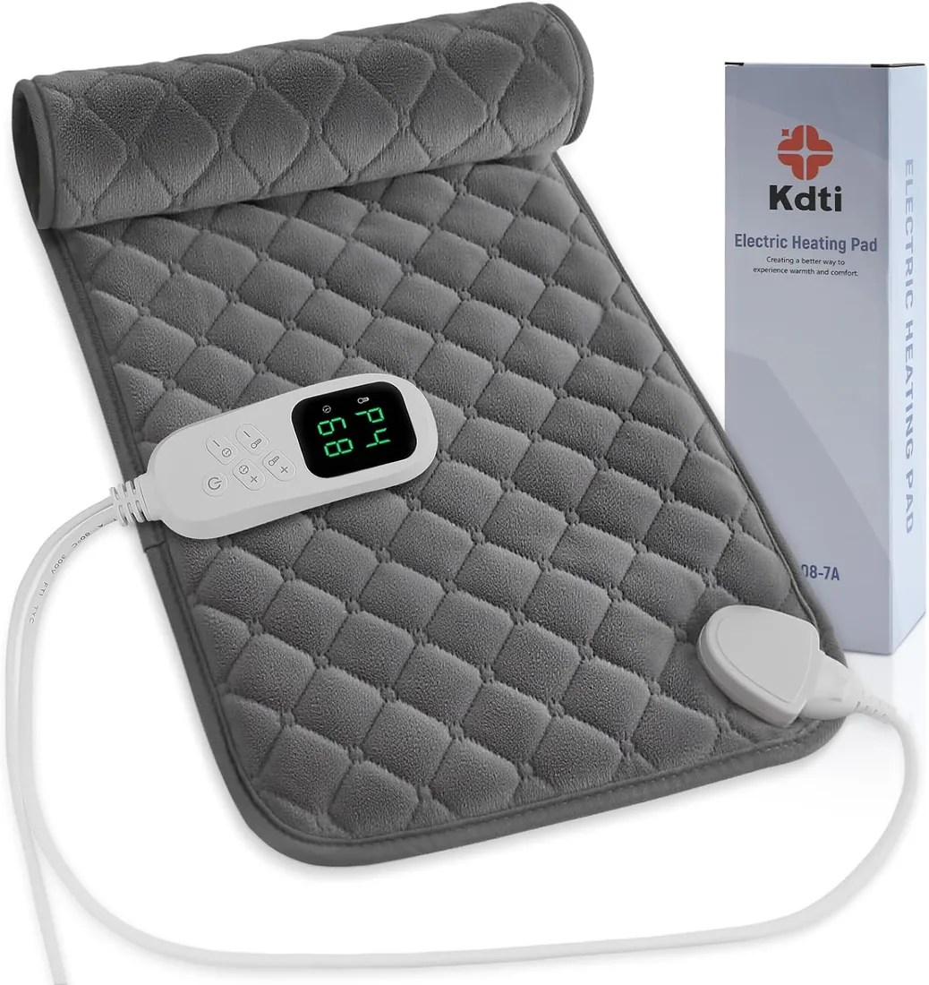 Manta Eléctrica, Almohadilla Térmica Electrica con Función de Apagado Automático, para Espalda, Lumbar, Cervical, 6 Niveles de Temperatura, Lavable a Máquina, Regalo para Padres o Esposa, 30 × 60 CM foto 3