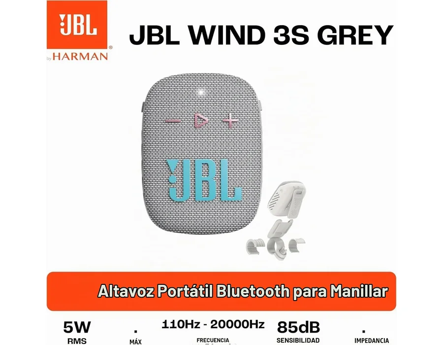 JBL Wind 3S 1,75 in / 4,4 cm Altavoz Bluetooth Portatil Bicicleta foto 3