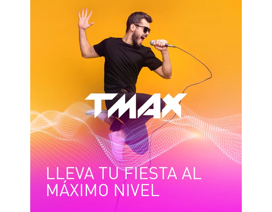 Panasonic SC-BMAX5E-K Altavoz Portátil para Fiestas con Bluetooth, Luces Integradas, 75 W, USB, Entrada Óptica para TV, Entradas de Guitarra y Micrófono para Karaoke, Negro foto 2
