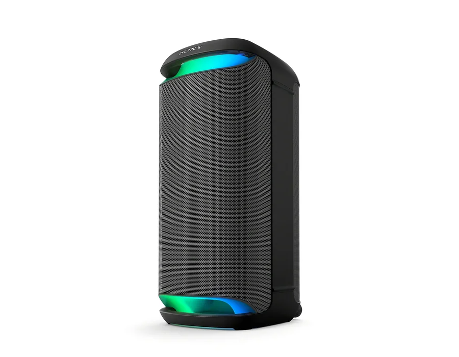 Sony SRS-XV800 Altavoz Inalámbrico para Fiestas con Sonido Potente 360° y Mega Bass, 25 Horas Batería, Portátil, para Interiores y Exteriores, Iluminación, Karaoke