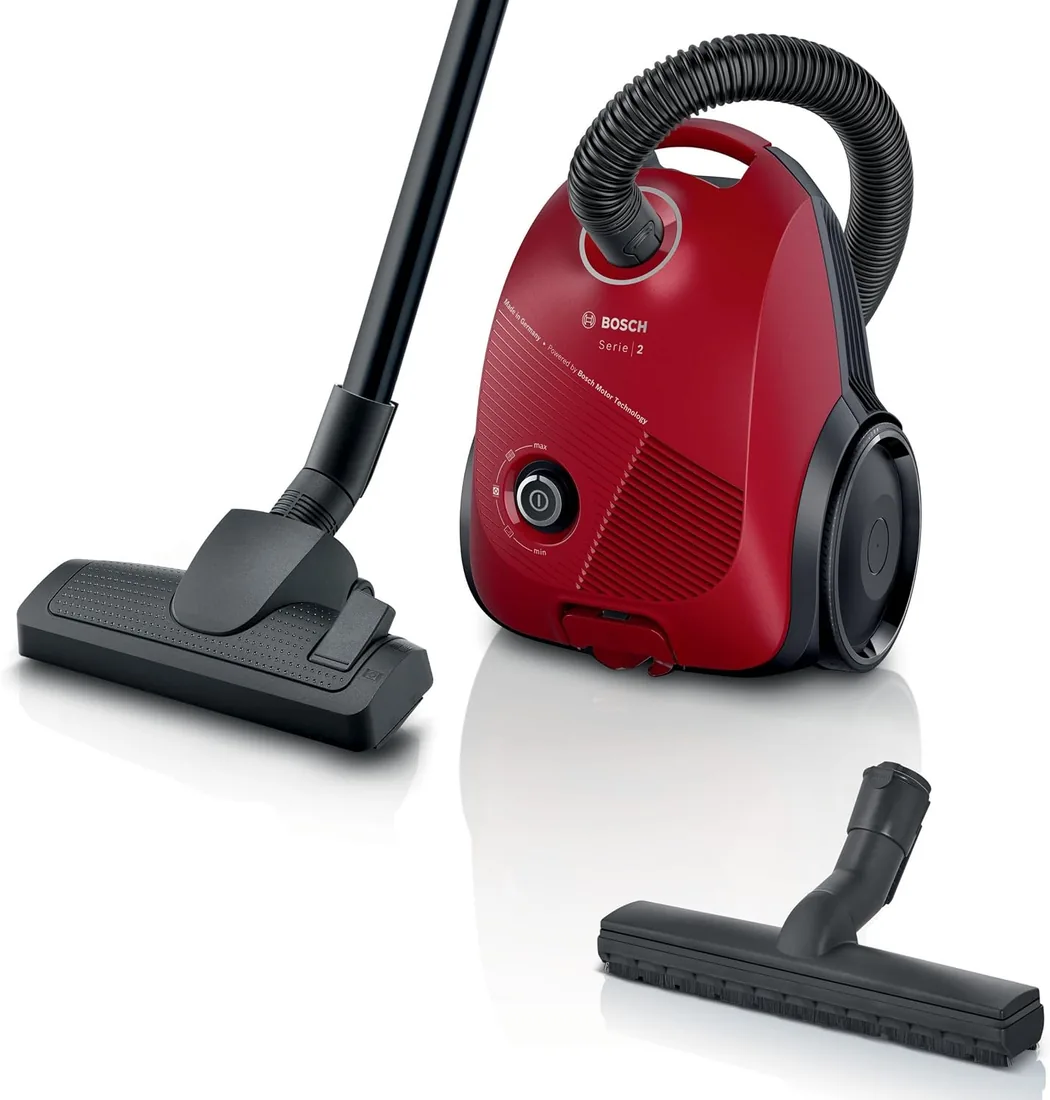 Bosch - Aspirador con Bolsa, Serie 2, Ligero, 3,5 litros, Rojo, BGBS2RD1 foto 2