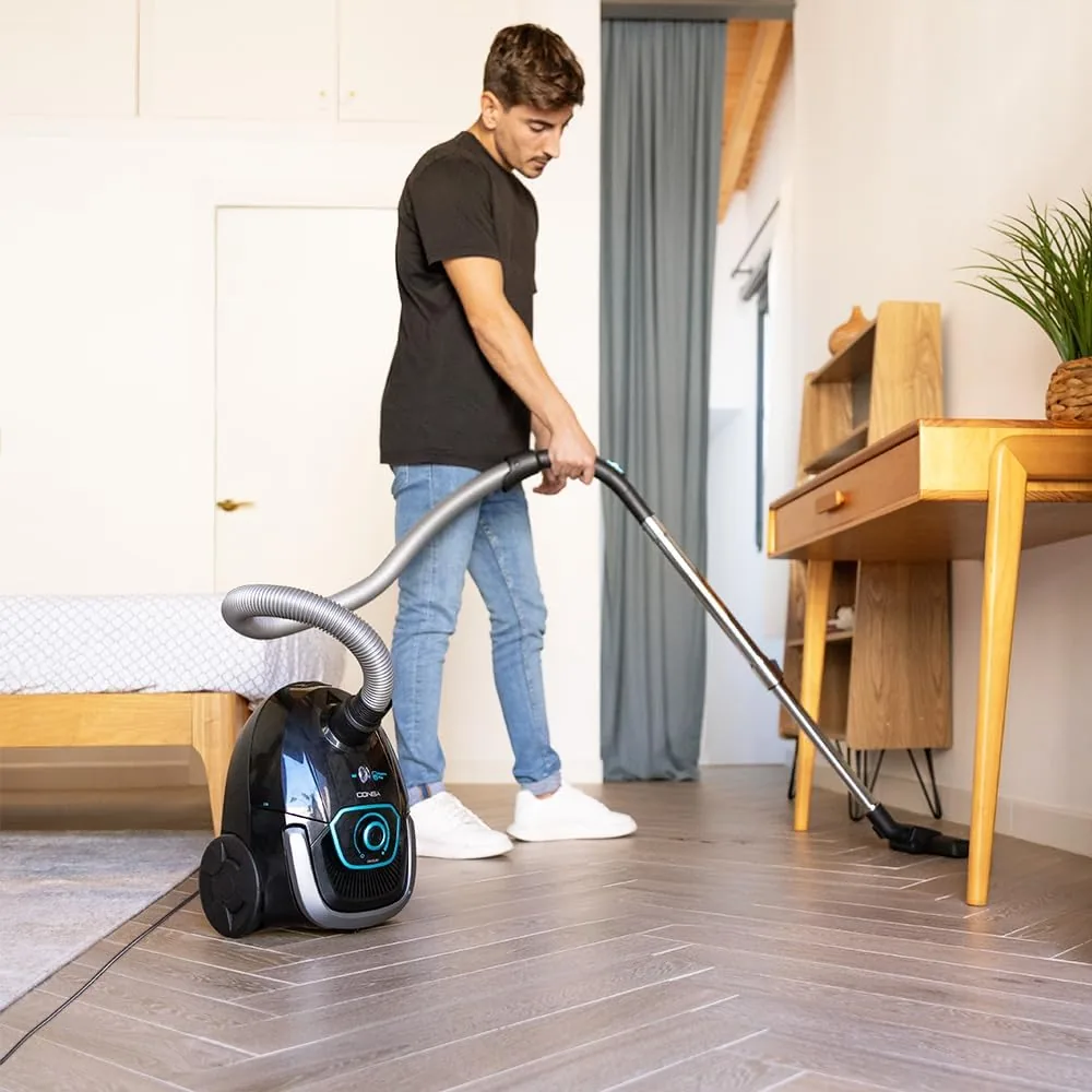 Cecotec Aspirador de Trineo con Bolsa de 2,5 L Conga Powerbag 2500 Plus. 850 W, Filtrado de Alta Eficiencia, Tubo Telescópico Metálico, Incluye Accesorios Aptos para Muebles y Esquinas foto 2