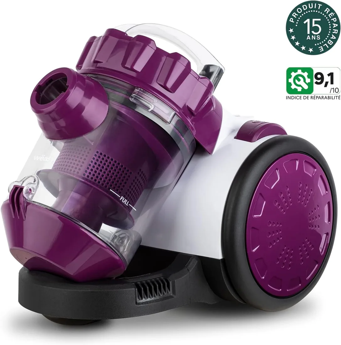 Winkel WS10 Aspirador Sin Bolsa 700 W, Depósito 1,5 Litros, Sistema Multi Ciclónico, 78 Decibelios foto 2