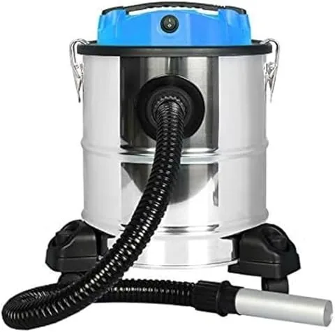 Aspirador de Cenizas Calientes - Potencia de 1200W - Depósito de Acero Inoxidable con Capacidad para 20 L - Soporta Temperaturas de Hasta 60 °C - Accesorios Incluidos - Bikain foto 2
