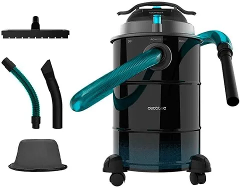 Cecotec Aspirador de Cenizas de 30L Conga Ash 6000 Easy Go Home XL. 1500 W de Potencia, Poder de Succión 21kPa, Tubo con Recubrimiento Metálico, Ruedas y Asa de Transporte, Cable de 6m foto 2