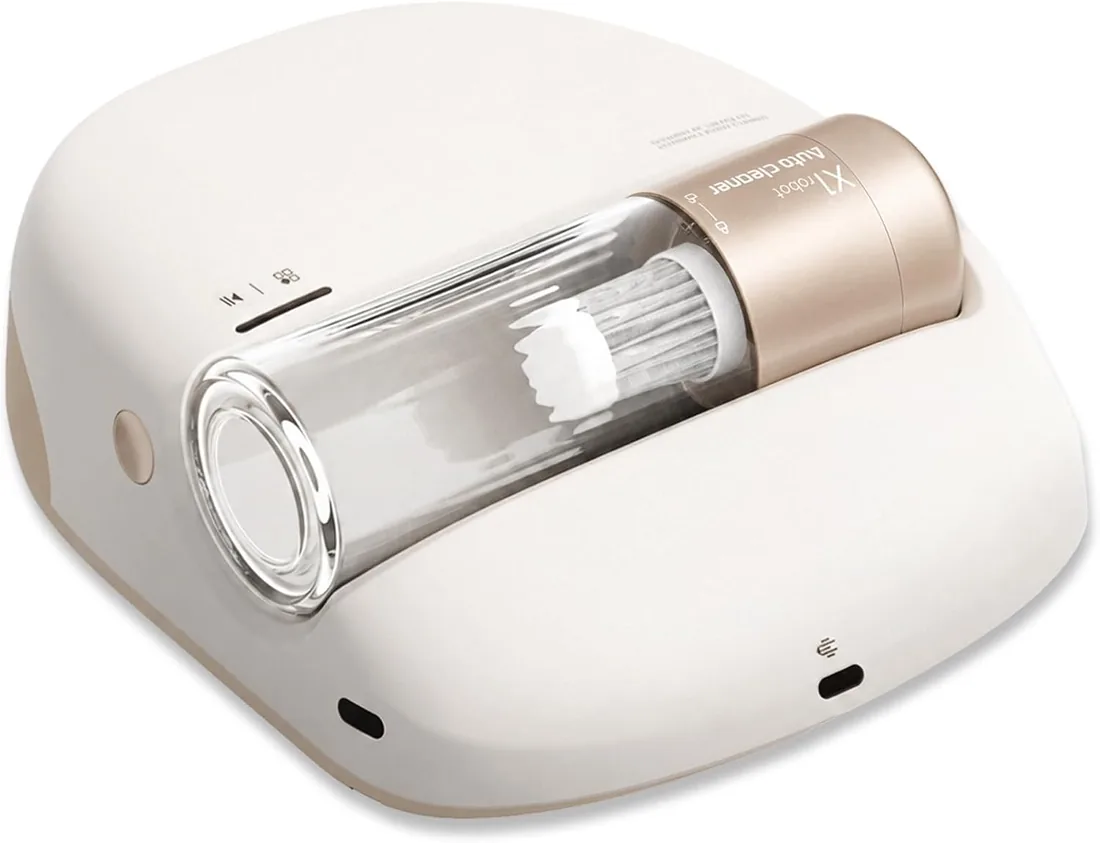 CREATULIZE X1 Robot Aspirador de Cama, Aspiradora Antiacaros para Colchones | Navegación Inteligente, Succión 14AW, Luz UV-C, Filtro HEPA, Aspirador sin Cable para Cama, Colchón, Sofá - Blanco