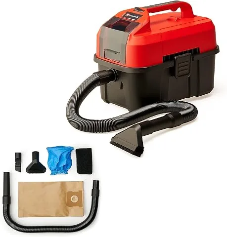 Einhell Aspirador en seco y húmedo con batería TE-VC 18/10 Li-Solo | PXC | 18 V | depósito 10 l | Man foto 2