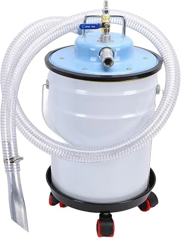 Tnfeeon Aspiradora en Seco Húmedo, Aspiradoras en Seco Húmedo Aspiradora Neumática con Ruedas IMPA590722 para Talleres de Limpieza Automotriz Polvo Virutas de Hierro Succión Aceite Absorción de Agua foto 2