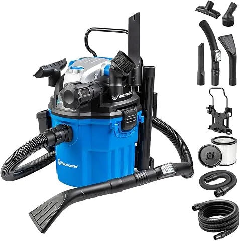 Vacmaster Aspiradoras en seco y húmedo soplante 1500W 18L casa Cocina Coche | Aspiradora Industrial,para el hogar cocina a