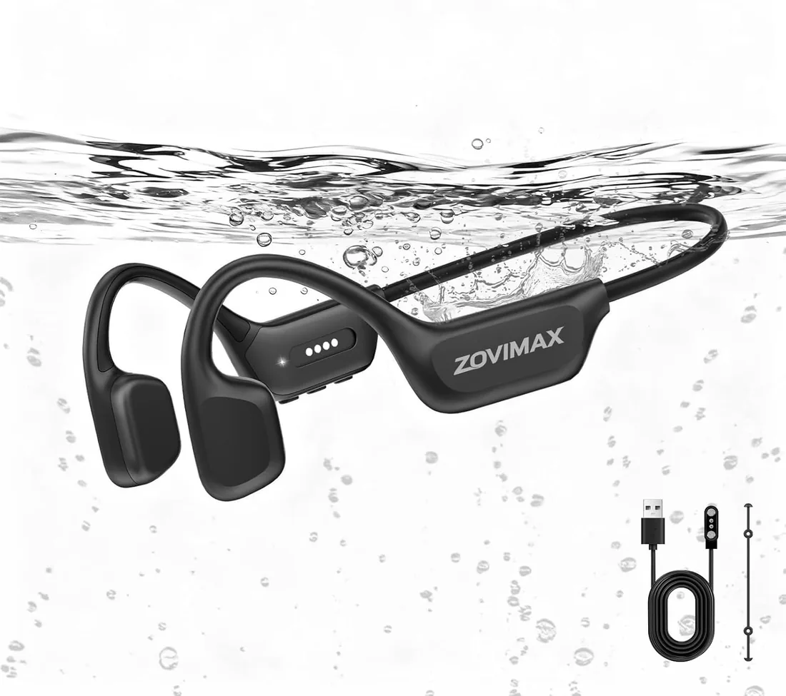 Auriculares Conducción Ósea Natación, IPX8, Bluetooth 6.0, MP3 8 GB foto 3