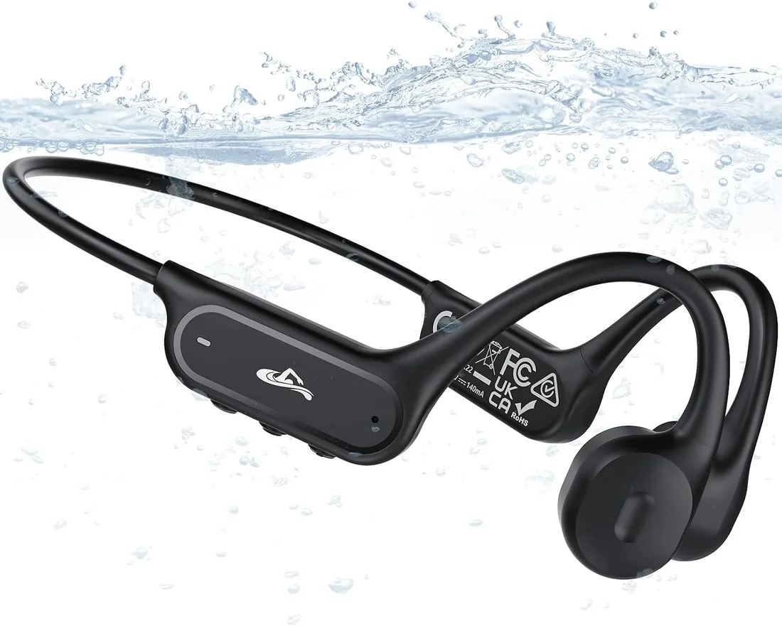 Guudsoud Auriculares Natacion Sumergibles,Auriculares Conduccion Osea