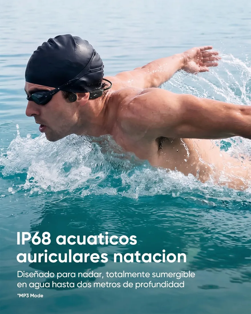 Guudsoud Auriculares Natacion Sumergibles,Auriculares Conduccion Osea foto 2