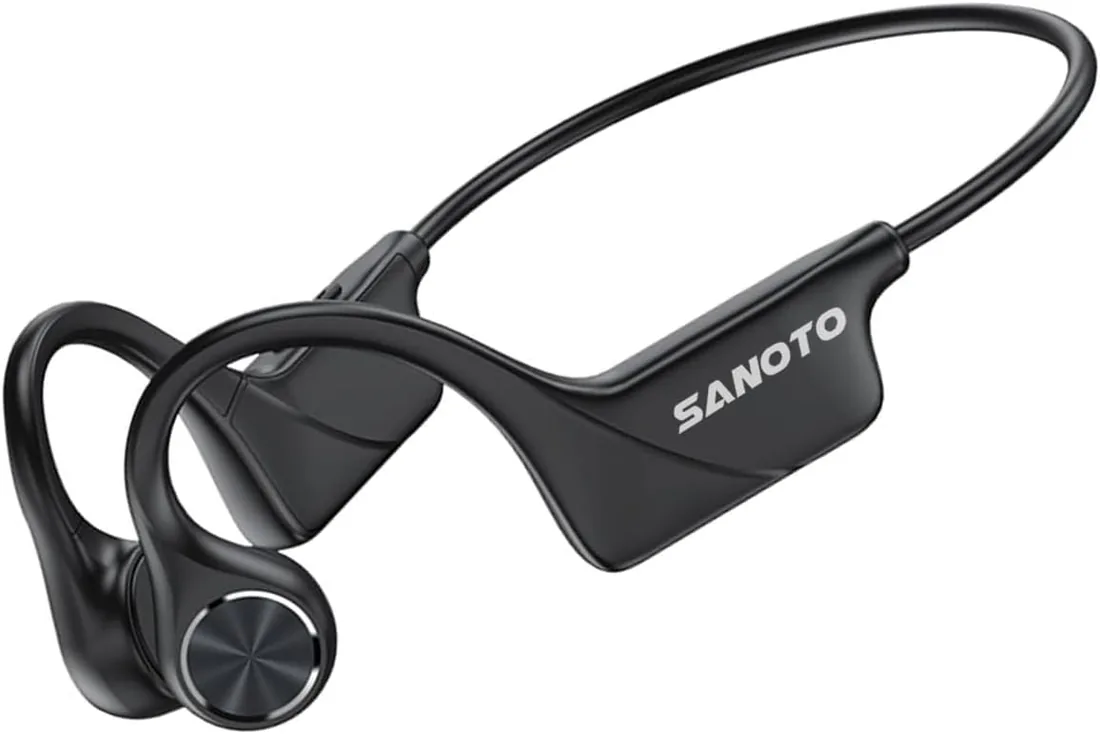 SANOTO Auriculares Conduccion Osea, Open Ear Auriculares Inalámbricos