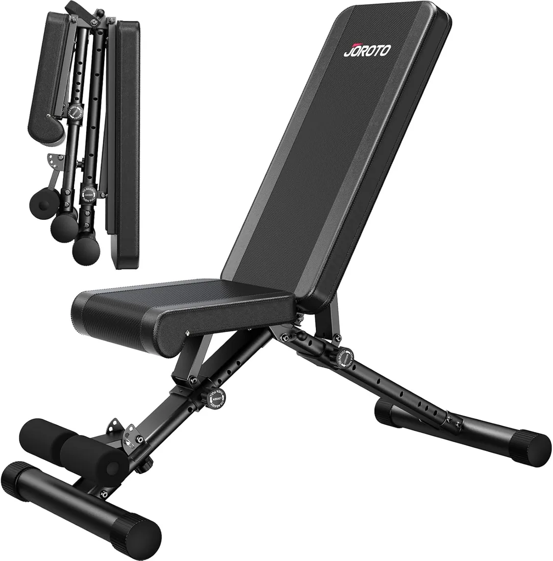 JOROTO MD35 Banco de Pesas Ajustable - Bancos de Entrenamiento de Fuerza de Carga de 318 KG para Banco de Pesas Plegable de Cuerpo Completo en Casa (con Ajuste Rápido de Bloqueo Automático) foto 3