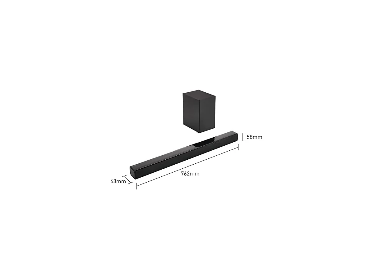 Panasonic SC-HTB150 Barra de Sonido (Inalámbrico y Alámbrico con Subwoofer Inalámbrico, 2.1 Canales,… foto 3