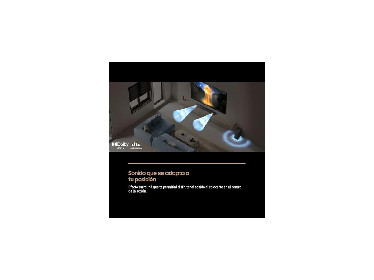 Samsung Barra de Sonido HW-B650F/ZF con Dolby Adio/DTS Virtual:X 3.1ch, Modo de Juego, Sonido… foto 3