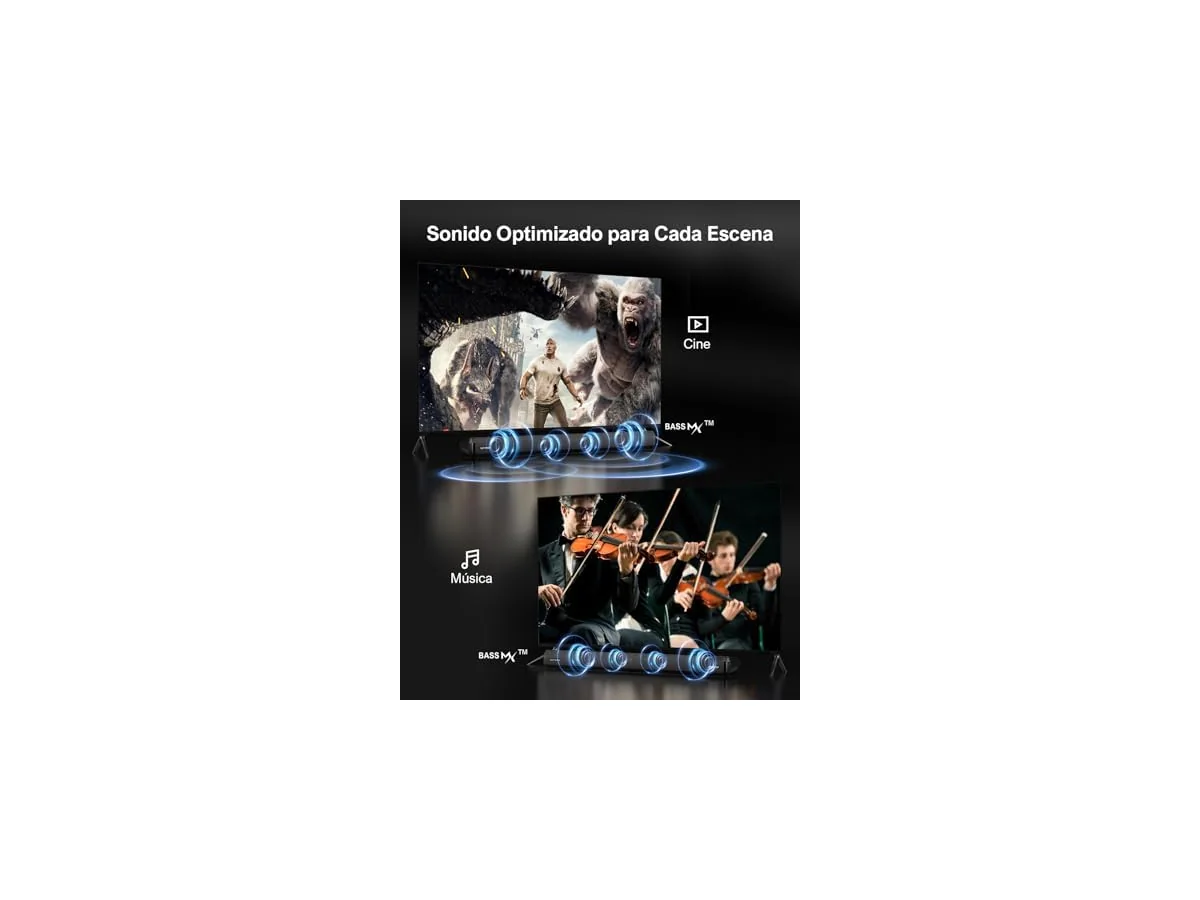ULTIMEA 2.2ch Barra de Sonido para TV, 2 en 1 Soundbar Divisible con VoiceMX y BassMX, Bluetooth 5.3, 6… foto 3