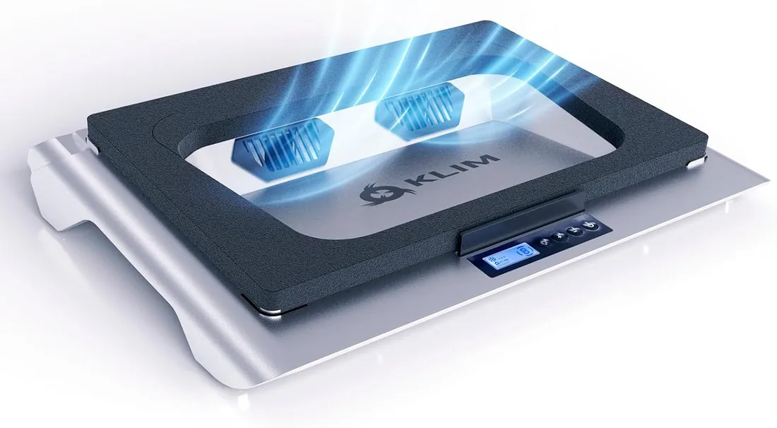 Everest Base Refrigeradora, 14-17 Pulgadas, 2 Ventiladores 4300 RPM | Puerto USB Adicional, Iluminación RGB con 6 Velocidades, Enfría en Menos de 30 Segundos, Plata foto 2
