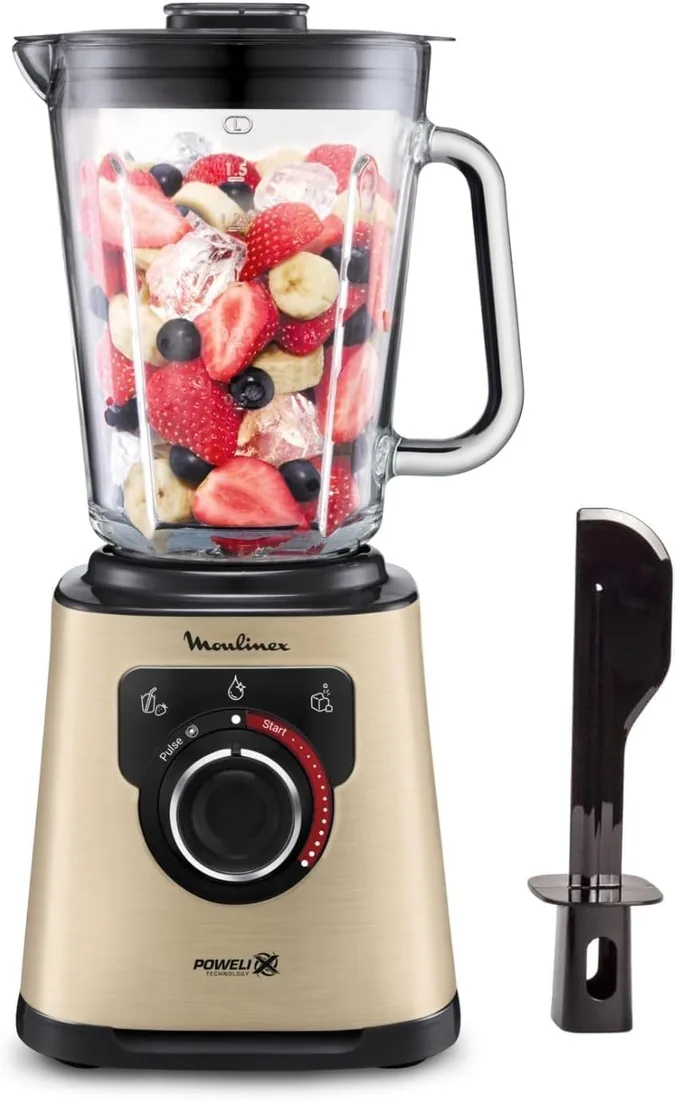 Moulinex Perfect Mix, Batidora de vaso 1200 W, Capacidad 2L foto 3