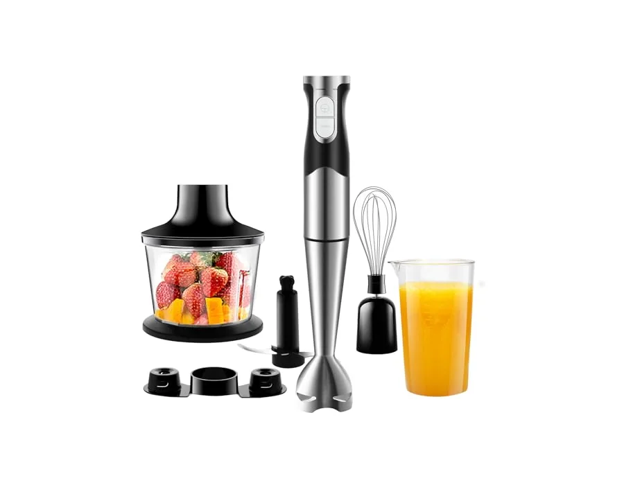 Batidora de Mano 1200W Eléctrica Multifuncionales 6-EN-1 Función Turbo foto 2