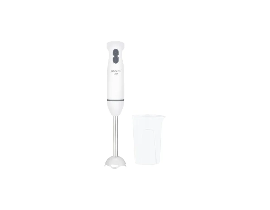 BECKEN - Batidora de Mano - 2 Velocidades Variables - Acero Inoxidable - Potencia 600W - Incluye vaso Medidor foto 2