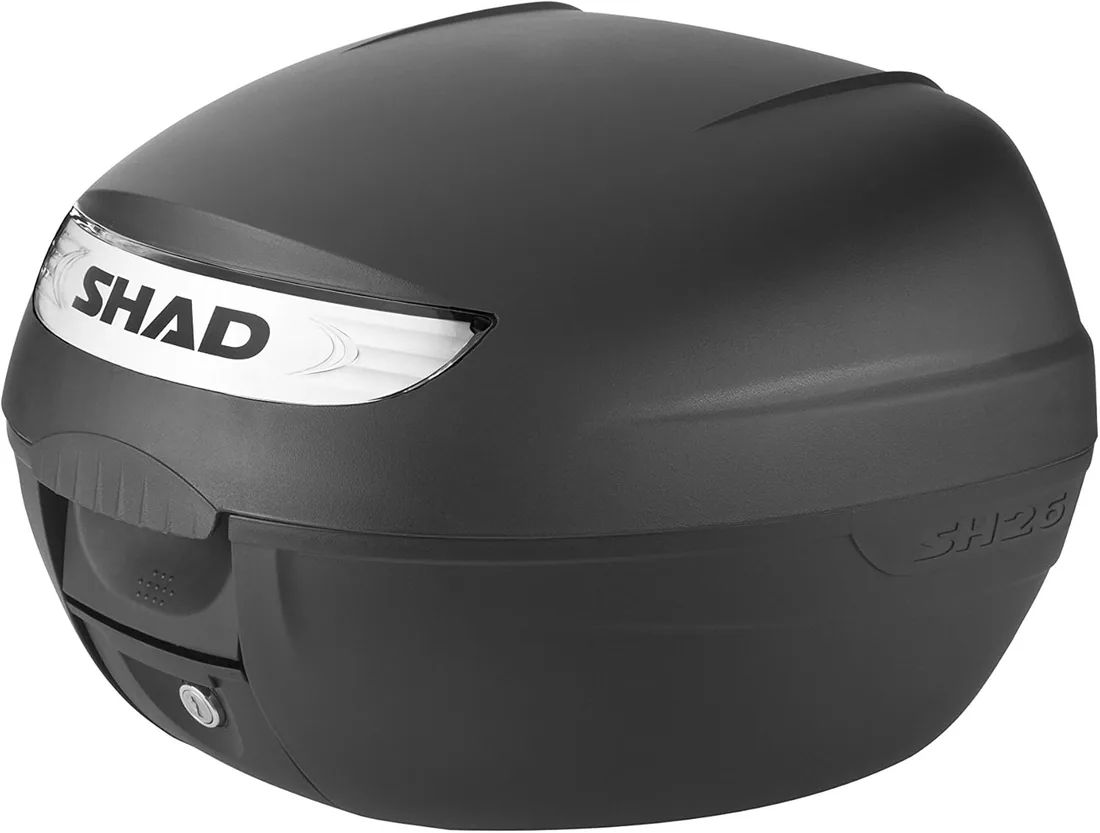 SHAD D0B26100 SH-26 Baul para motocycletas, Negro foto 3