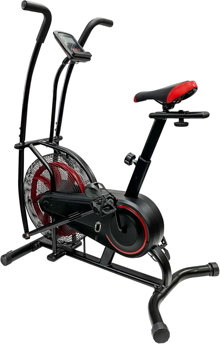 Ultrasport Ergómetro Entrenamiento doméstico, Bicicleta Aptitud para promoción y Aptitud, Entrenador doméstico Ideal con Ordenador Entrenamiento, sensores Pulso, Resistencia Ajustable en 8 Posiciones