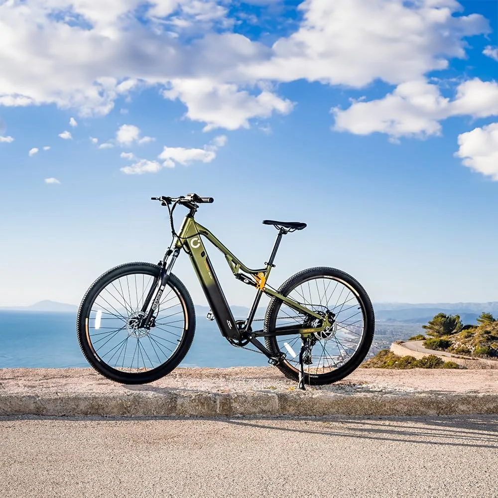 Cecotec Bicicleta Eléctrica de Montaña 29" Supreme, Doble Suspensión