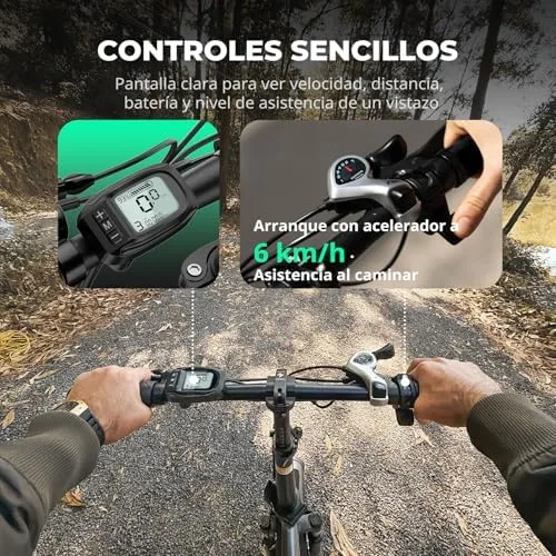 Fafrees F20 Bicicleta Eléctrica Plegable Fat Bike 20", Batería 648 Wh foto 2