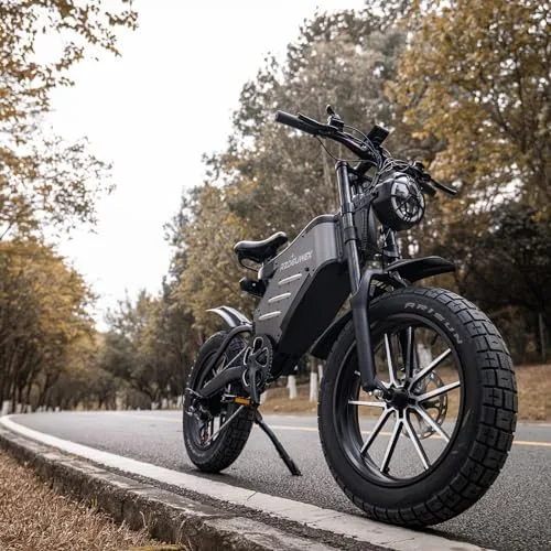 RZOGUWEX X5S Bicicleta Eléctrica Todoterreno 20", Doble Suspensión, Doble Freno Hidráulico foto 3