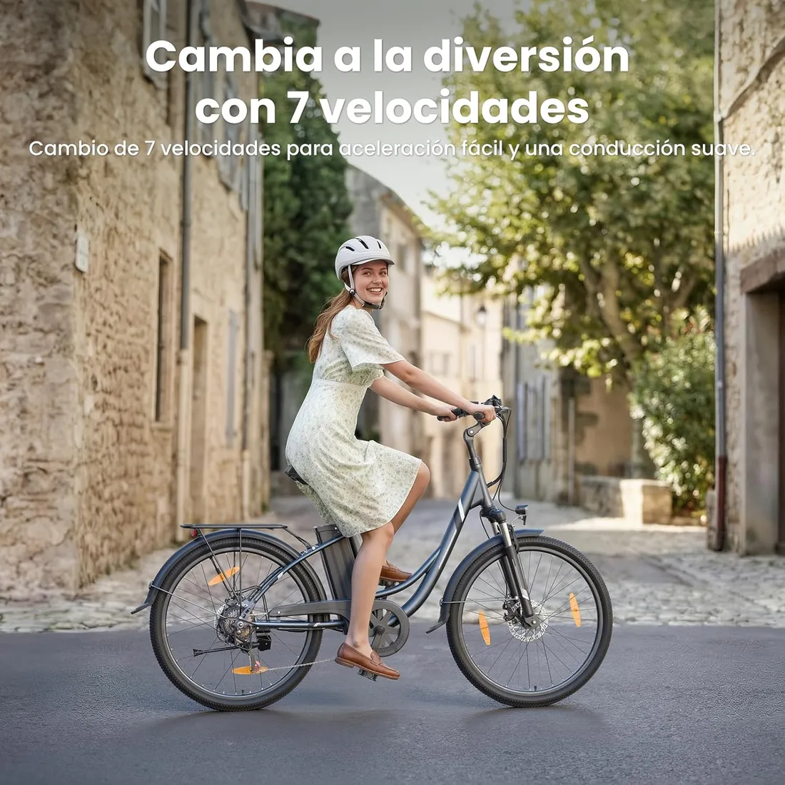 Touroll B1 Bicicleta Eléctrica de Ciudad 26" foto 2