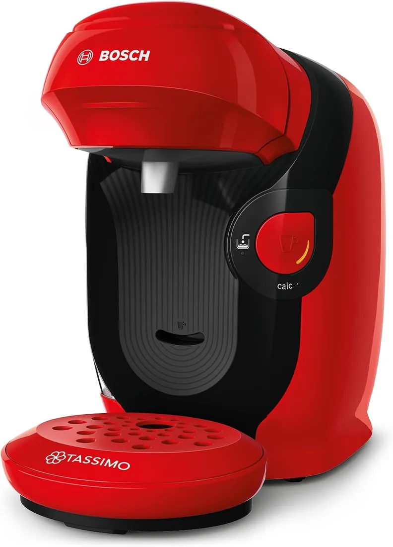 Bosch - Cafetera Tassimo Style Friendly, Hasta 70 bebidas, OneTouch, INTELLIBREW™, Rojo, TAS113E foto 3