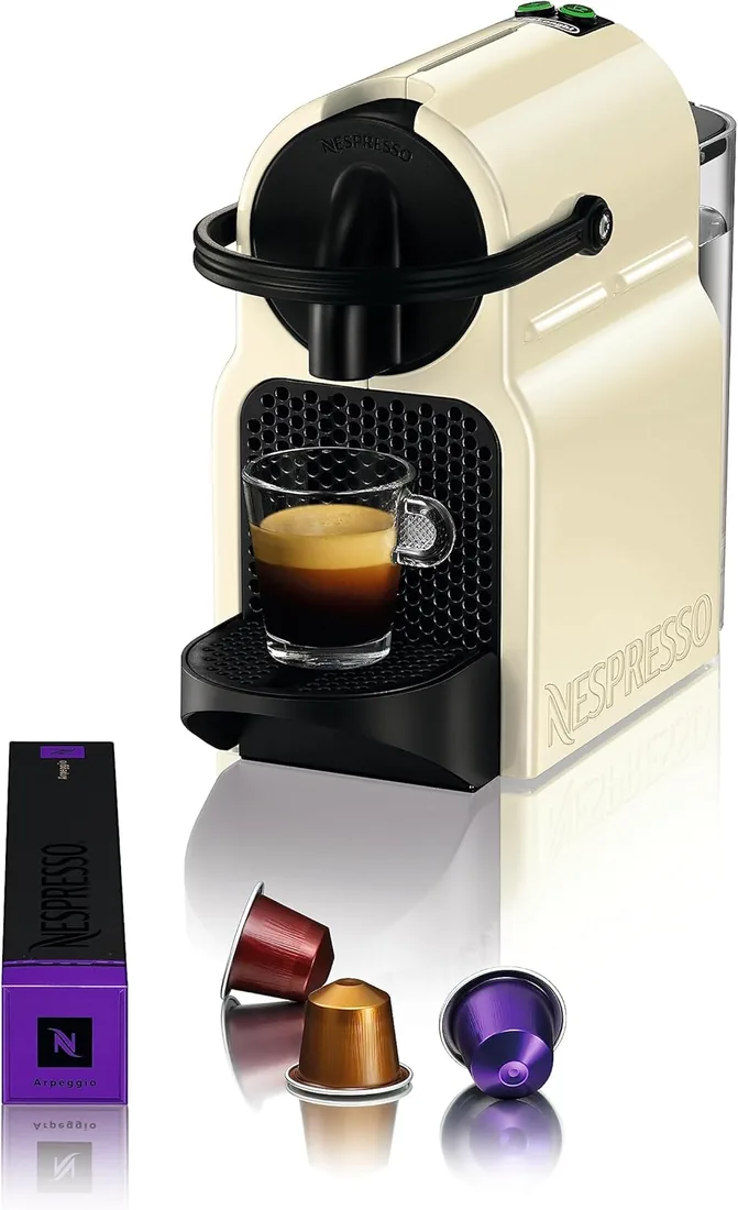 Nespresso De'Longhi Inissia EN80.B - Cafetera monodosis de cápsulas Nespresso, 19 bares, apagado automático, color negro foto 2