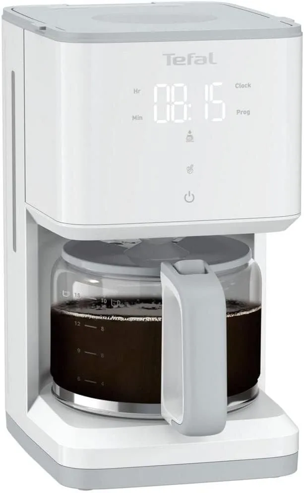 Tefal Sense CM693110 - Cafetera eléctrica programable (1000 W), color blanco