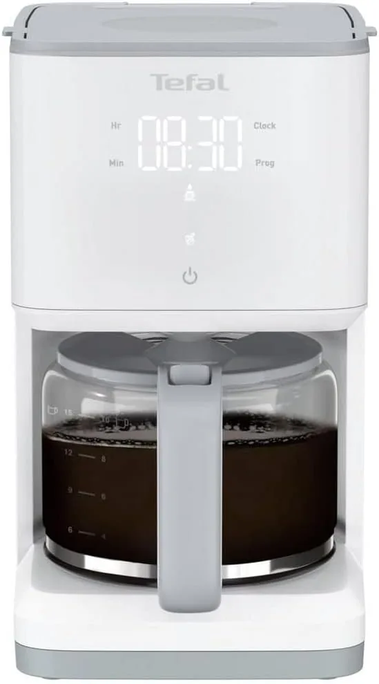 Tefal Sense CM693110 - Cafetera eléctrica programable (1000 W), color blanco foto 2