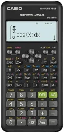 Casio FX-570ES Plus-2 - Calculadora Científica, 417 Funciones, 11 x 77 x 162 mm Negro foto 3