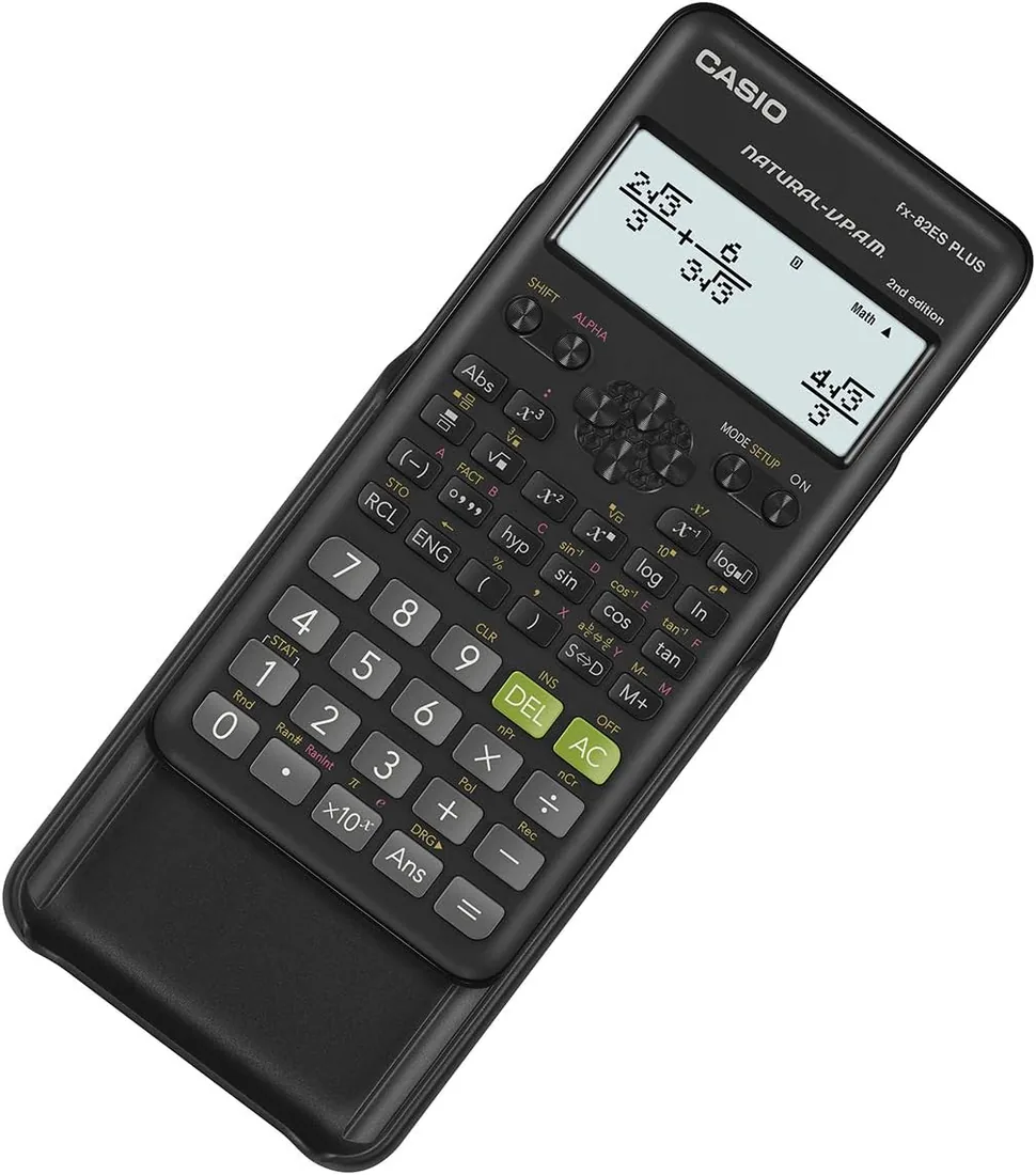 Casio FX-82ES Plus-2 - Calculadora científica, 252 Funciones, 11 x 77 x 162 mm Negro foto 2