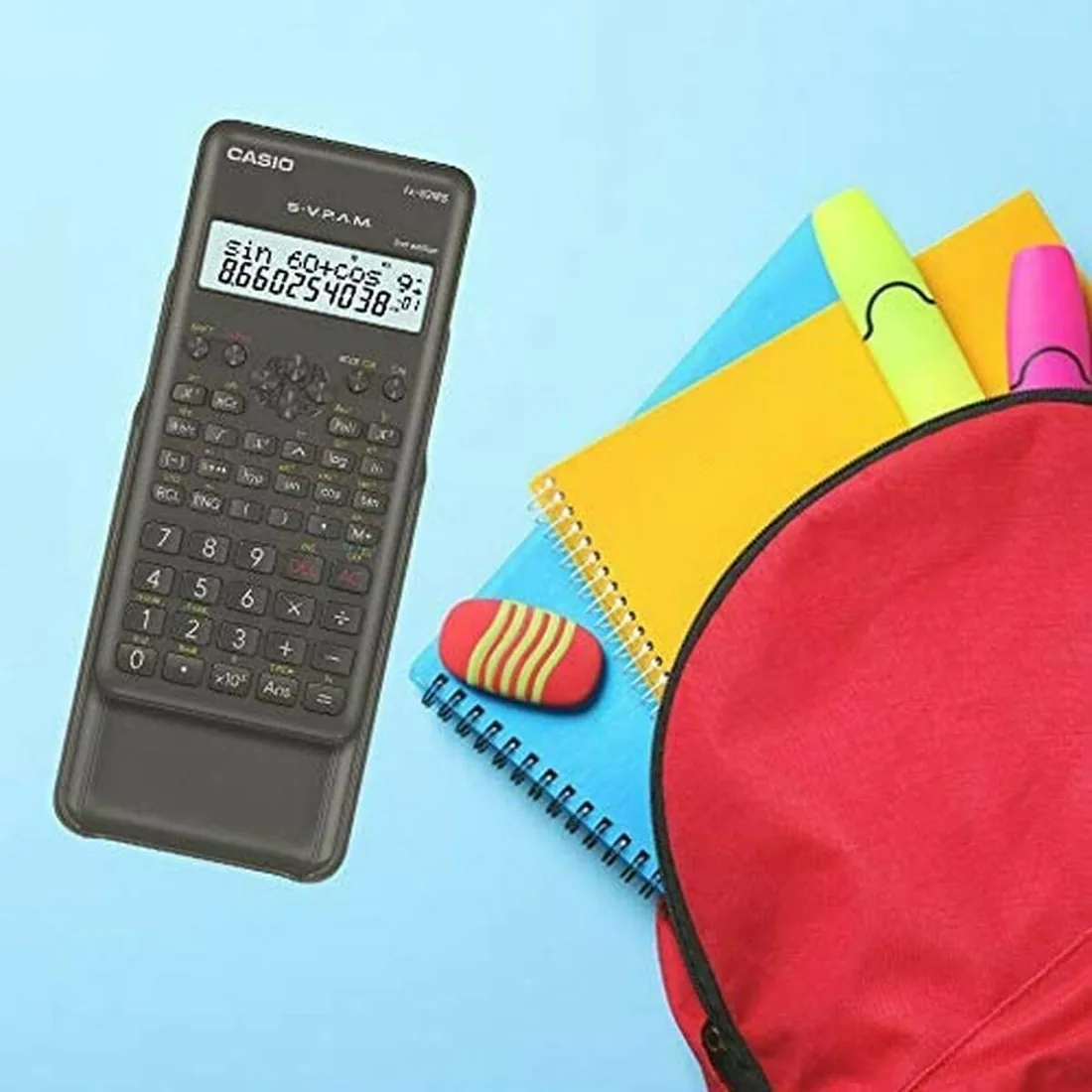 Casio FX-82MS-2-S-ET-B, Calculadora Científica, 1, Gris Oscuro foto 2