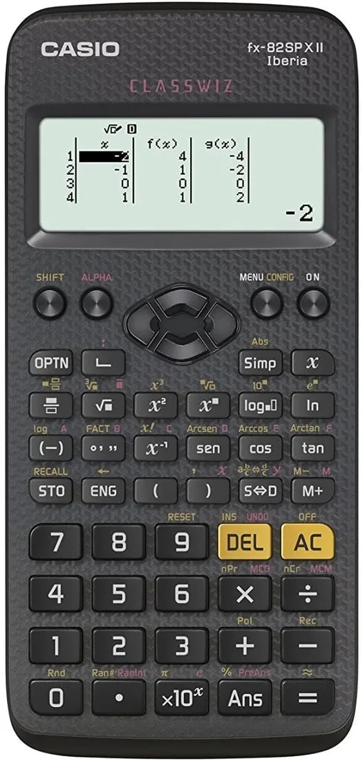 Casio FX-82SP CW - Calculadora Científica, Recomendada para el Curriculum Español y Portugués, 5 Idiomas, más de 300 Funciones, Color Gris Oscuro foto 3